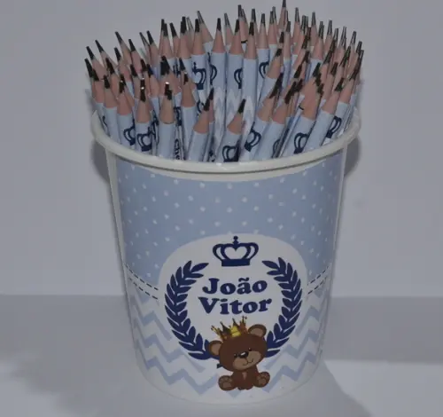Lápis Personalizado Elefante Chevron