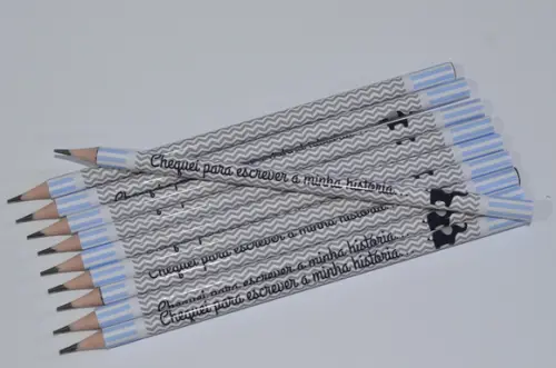 Lápis Personalizado Elefante Chevron
