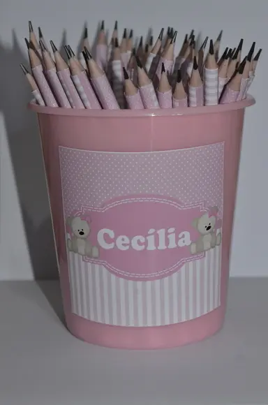 Lápis Personalizado Ursinho