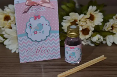 Lembrancinha Aromatizador com Sacolinha