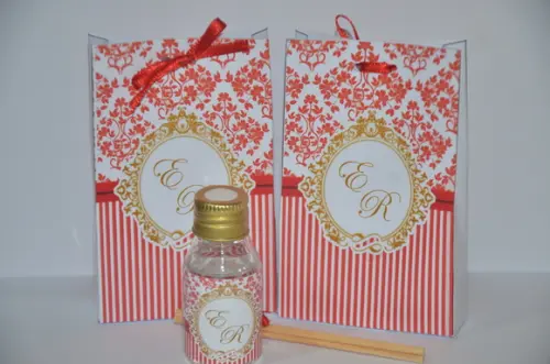Lembrancinha Aromatizador com Sacolinha