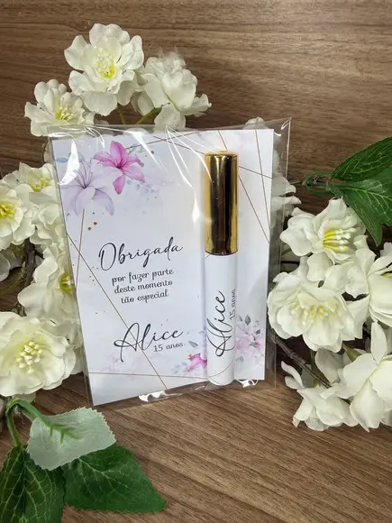 Lip Gloss com Card Personalizado 15 Anos