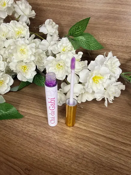 Lip Gloss com Card Personalizado Chá de Lingerie