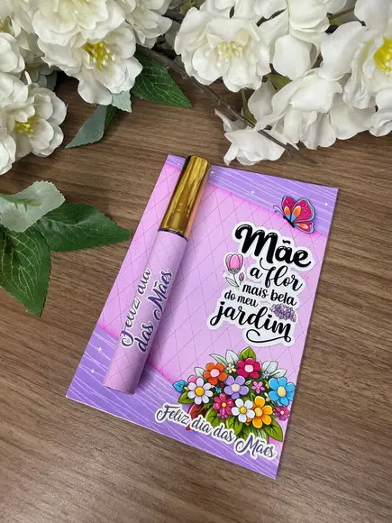 Lip Gloss com Card Personalizado Dia das Mães