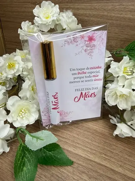 Lip Gloss com Card Personalizado Dia das Mães