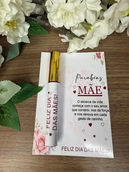 Lip Gloss com Card Personalizado Dia das Mães