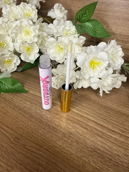 Lip Gloss com Card Personalizado Outubro Rosa