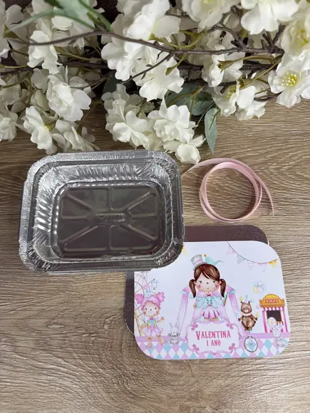 Marmitinha Personalizada 250g Circo Rosa