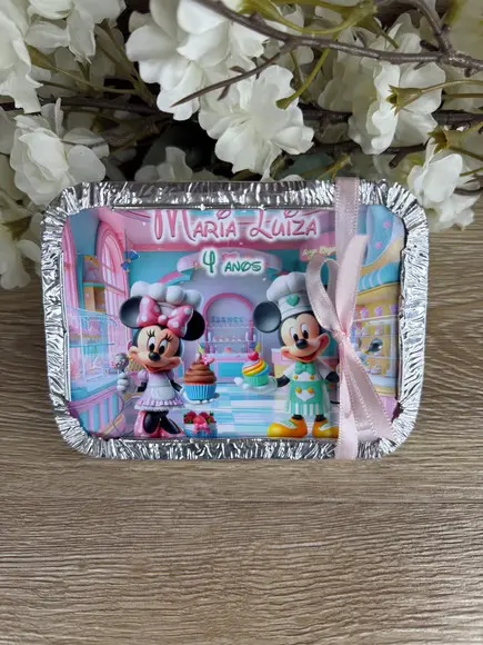 Marmitinha Personalizada 250g Minnie Confeiteira