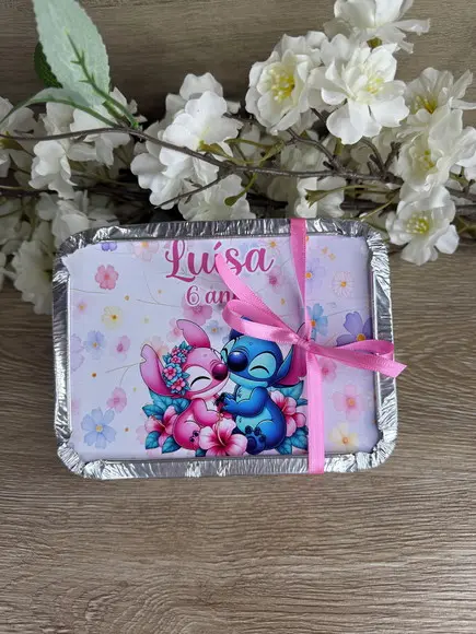 Marmitinha Personalizada Stitch (500g)