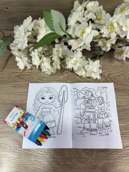 Mini Revista de Colorir Personalizada com Mini Giz de Cera