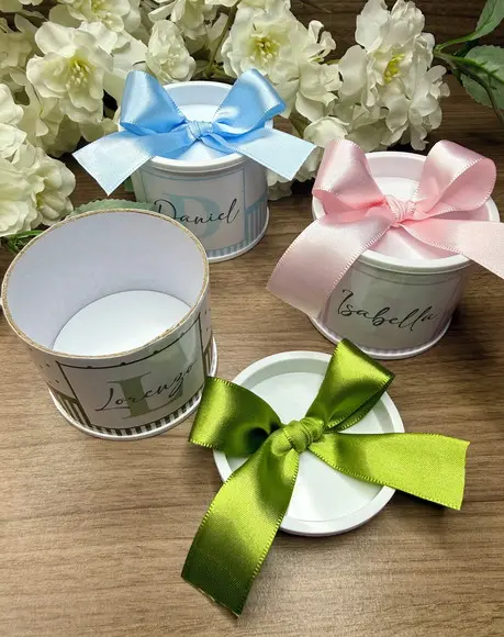 Mini Tubolata Personalizada para Maternidade/chá de Bebê