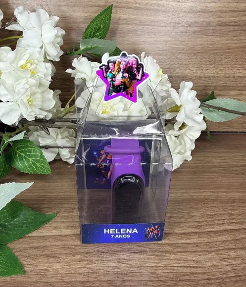 Relógio Digital com Caixinha Personalizada Guerreiras K-pop