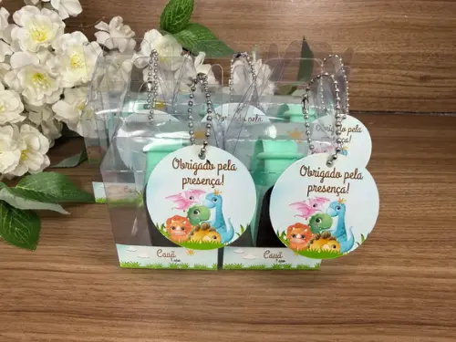 Relógio Digital Infantil com Caixinha Personaliz. Dino Baby