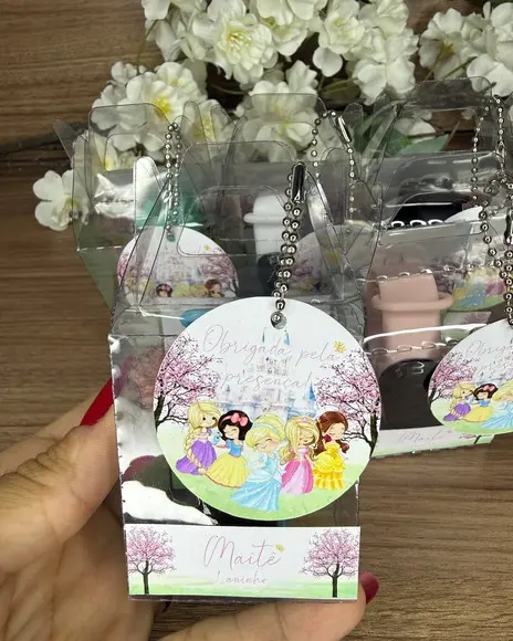 Relógio Digital Infantil com Caixinha Personaliz. Princesas