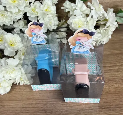 Relógio Digital Infantil com Caixinha Personalizada Alice
