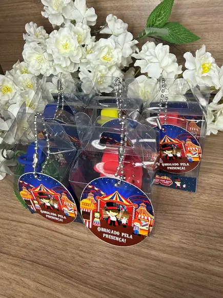 Relógio Digital Infantil com Caixinha Personalizada Circo