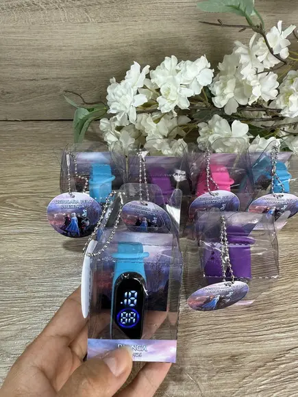Relógio Digital Infantil com Caixinha Personalizada Frozen 2