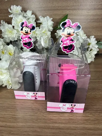 Relógio Digital Infantil com Caixinha Personalizada Minnie