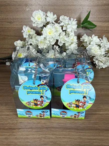 Relógio Digital Infantil com Caixinha Personalizada Patrulha