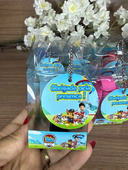Relógio Digital Infantil com Caixinha Personalizada Patrulha