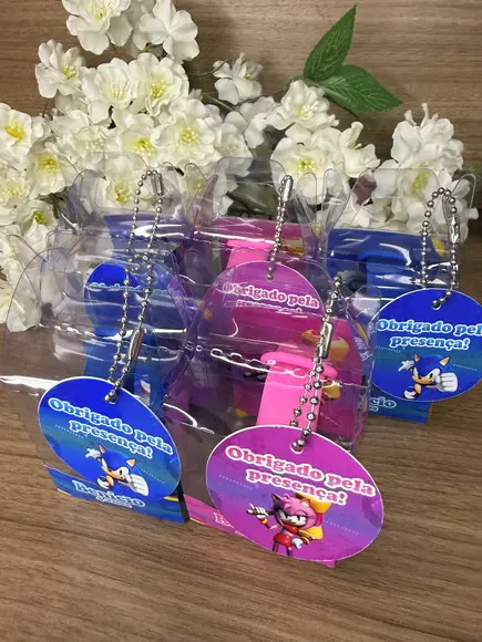 Relógio Digital Infantil com Caixinha Personalizada Sonic