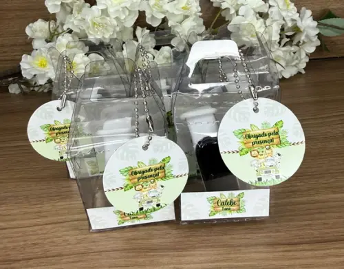 Relógio Digital Infantil com Caixinha Personalizada Safari