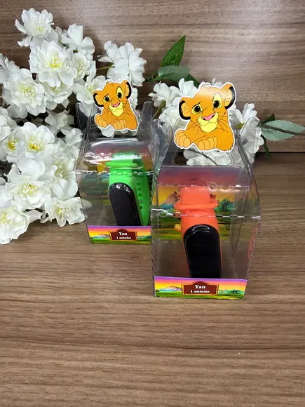 Relógio Digital Infantil com Caixinha Personalizada.rei Leão