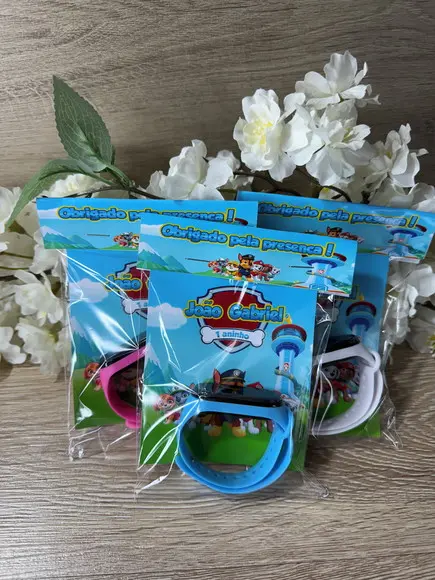 Relógio Digital Infantil Personalizado Patrulha Canina