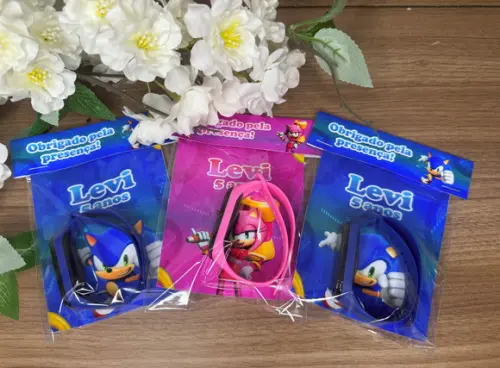 Relógio Digital Infantil Personalizado Sonic