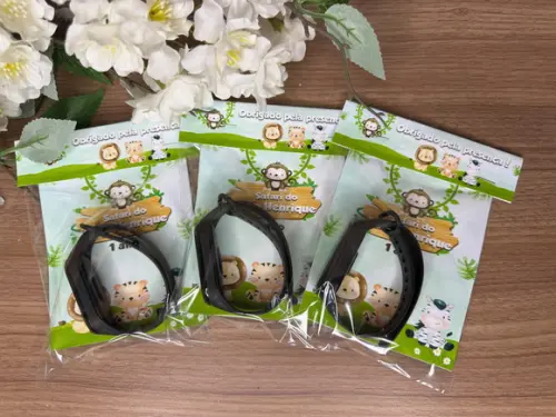 Relógio Digital Infantil Personalizado Safari