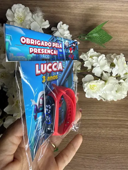 Relógio Digital Infantil Personalizado Spidey e Seus Amigos