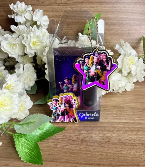 Relógio Digital Luxo com Caixa Personalizada Guerreiras Kpop