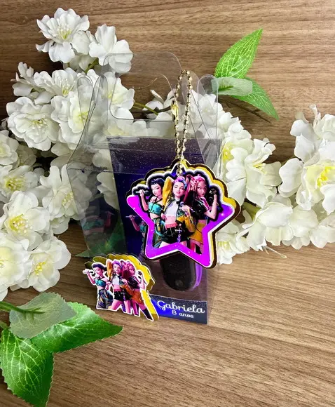 Relógio Digital Luxo com Caixa Personalizada Guerreiras Kpop