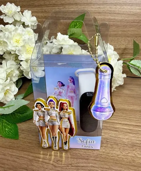 Relógio Digital Luxo com Caixa Personalizada Guerreiras Kpop