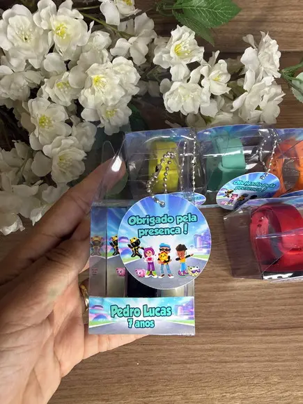 Relógio Infantil com Caixinha Personalizada Pkxd