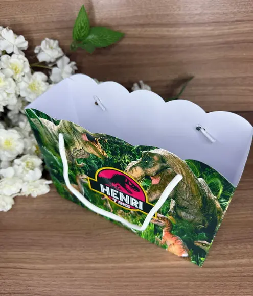 Sacola Nuvem Personalizada Dinossauro