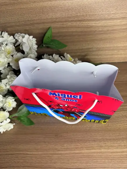 Sacola Nuvem Personalizada Homem Aranha