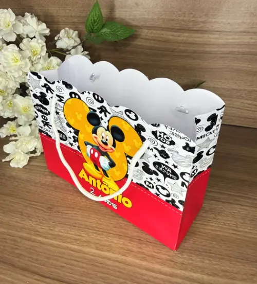Sacola Nuvem Personalizada Mickey