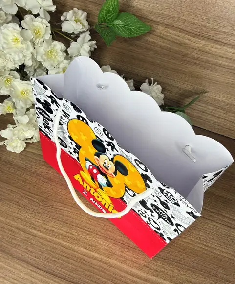 Sacola Nuvem Personalizada Mickey