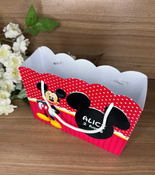 Sacola Nuvem Personalizada Mickey