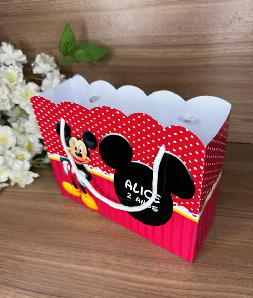 Sacola Nuvem Personalizada Mickey