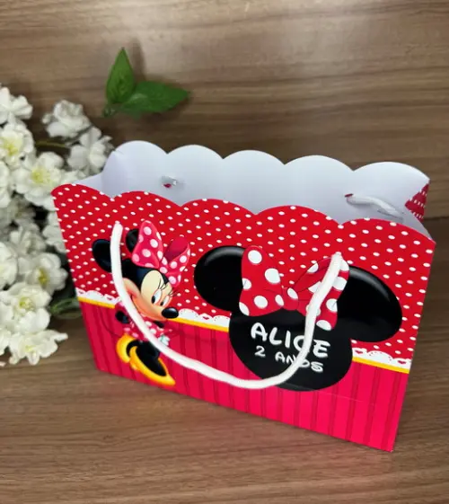 Sacola Nuvem Personalizada Minnie