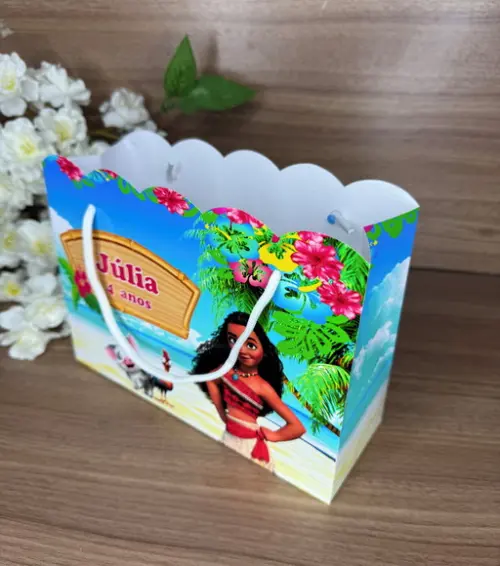 Sacola Nuvem Personalizada Moana
