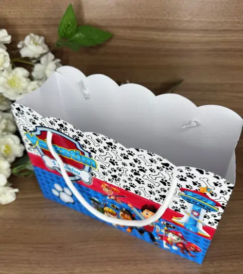 Sacola Nuvem Personalizada Patrulha Canina