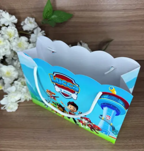 Sacola Nuvem Personalizada Patrulha Canina
