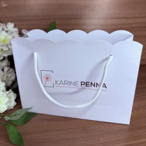 Sacola Nuvem Personalizada Primeira para Lojas (atacado)