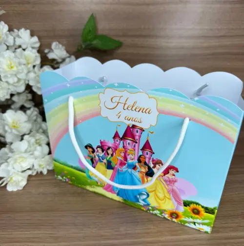 Sacola Nuvem Personalizada Princesas
