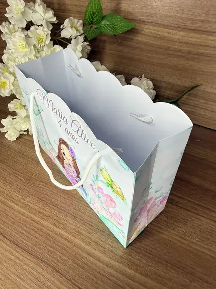 Sacola Nuvem Personalizada Sereia