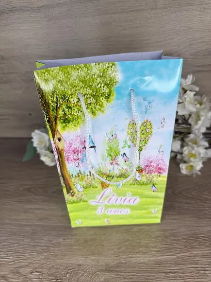 Sacola Personalizada 22x13 Jardim